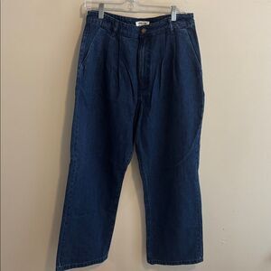 ROLLA'S Chloe pleat dark stone jeans nwt size 30